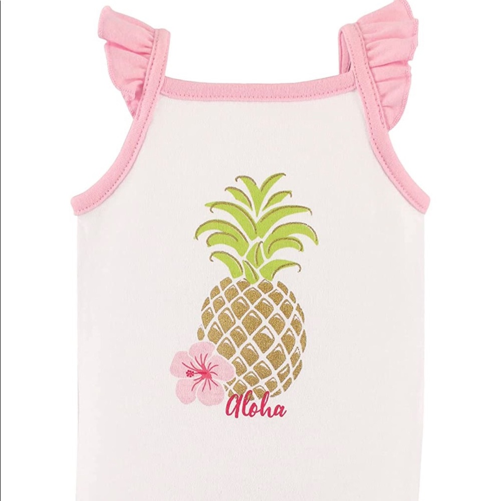 Bundle of 5 Baby Sleeveless Bodysuit - Picture 4 of 5